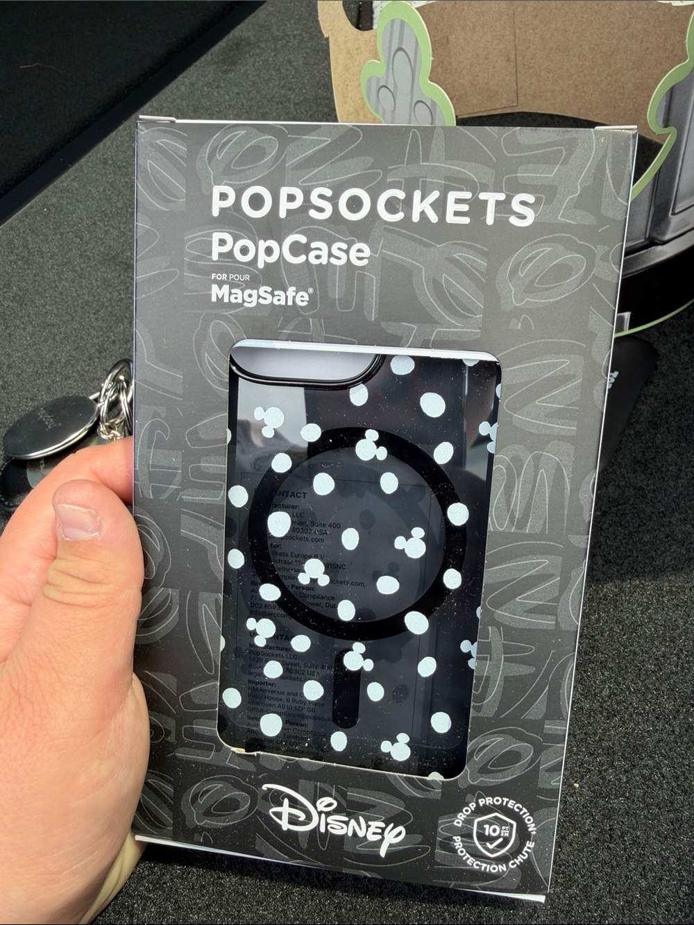 Disney Mickey Polka Dot iPhone 16 Pro Max Popsocket Phone Case - New In Box